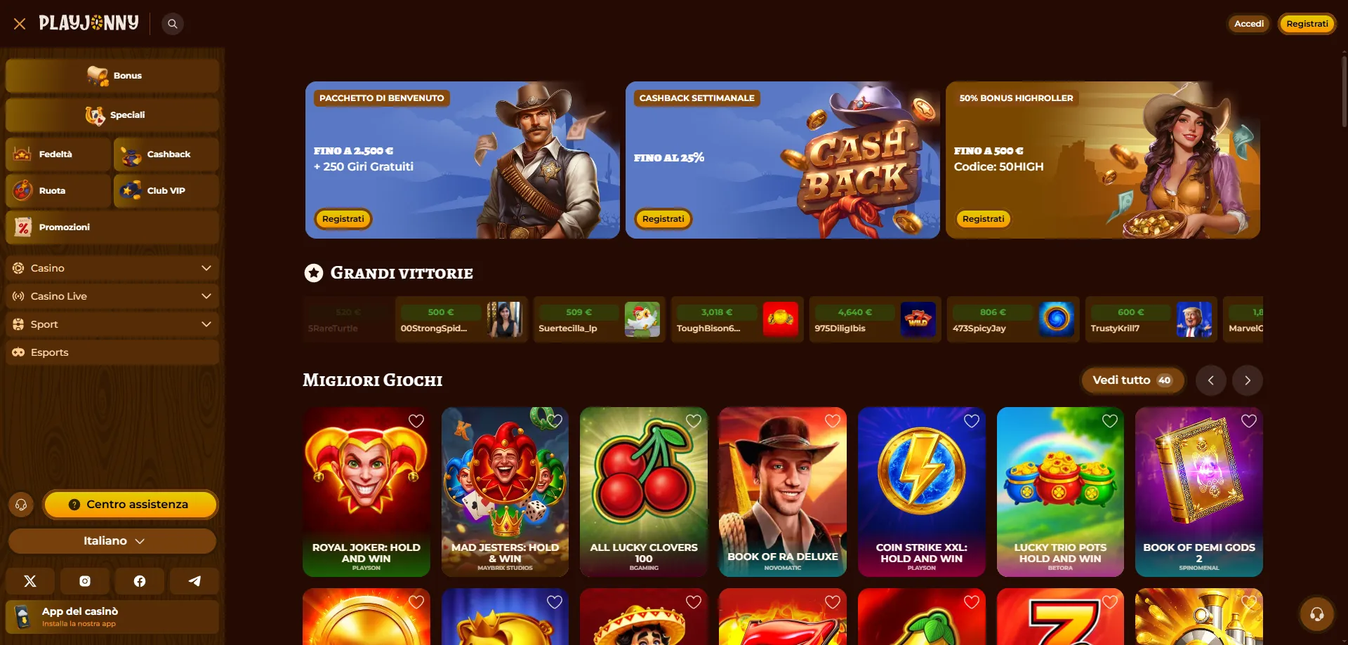 Interfaccia e App Mobile: accesso facile, gioco fluido